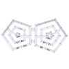 HJ Cutting Ruler, Sewing Ruler, Pentagon, Multi Ruler, Transparent Acrylic