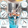 33 Oz Glass Disinfectant Jar with Removable Basket, Keedolla Barber
