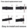 Universal Tree Stand Seat Replacement, 16"x11.4" Adjustable Treestand Seat Cushion
