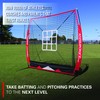 Rukket 6pc Baseball & Softball Bundle | 5x5 Hitting Net