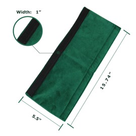 Daixers 3PCS Refrigerator Door Handle Covers Kitchen Decor Keep Appliance Clean Anti-Static Stains for Fridge Dishwashers Velvet (Green)