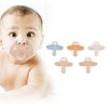 Silicone Baby Pacifier Bite Resistant Teething Discomfort Relief Washable Silicone