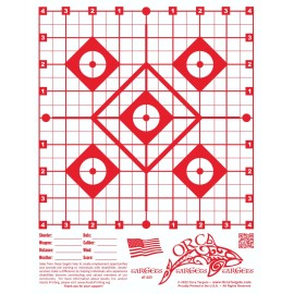 Assets Printing 200 QTY Rifle/Pistol Paper Target - Sight in Scope FREE Shipping! [D:30] 12¢ EA