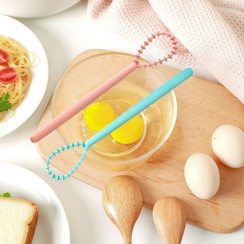 2Pcs Small Whisk Hand Whisk Manual Whisk Blender Mini Whisk