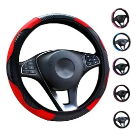 Funda Cubre Volante Deportivo Protector Antiderrapante Auto                                                                                           