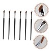 IWOWHERO 6pcs Makeup Brush Angled Eyeliner Flat Eyeliner and Concealer