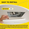 S99140187 Bathroom Exhaust Fan Cover Spring Clips for Broan-Nutone Square