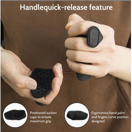 Weight grip,Original Rubber Gym Grips for Weight Lifting, Deadlifts, Ergonomics Shaped Workout Grips for Men Women Palm Protection, Fingerless Workout Gloves for Women Bodybuilding Exercise