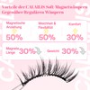 CALAILIS Soft Magnetic Eyelashes, 1 Pair of Magnetic Eyelashes with