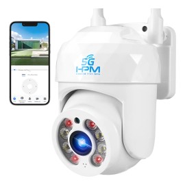 360 ° Cámara De Vigilancia De Seguridad Al Aire Libre 5g Blanco