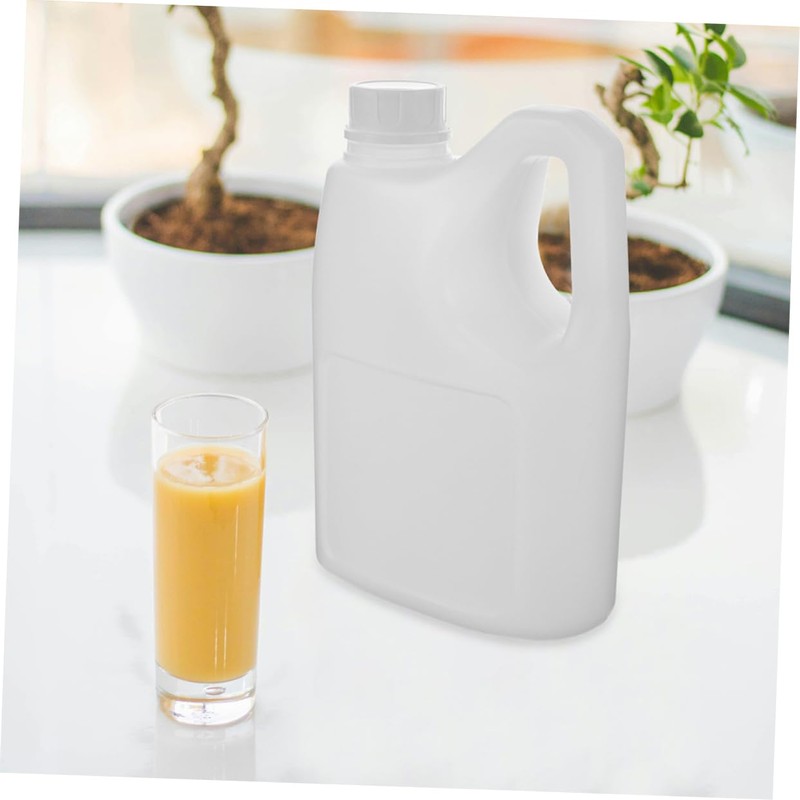 HOLIDYOYO 2pcs Juice Bottles with Handle Containers for Juice Syrup