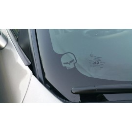 Underground Designs C5 Jake Skull Decals Corner Window Accent Sticker For 1997-2004 Corvette LS1 LS6