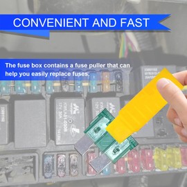 NOTISH 80 PCS Fuses Kit, Mini Size, Car Fuse Assortment, 8 Kinds of Most Mini Standard Fuse, Fit for Marine, Auto, Boat Replacement Fuses Accessories(MiNi)