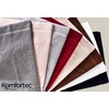Komfortec Bath Mat 2 pcs,%100 Coton & 800 g/m², Washable,