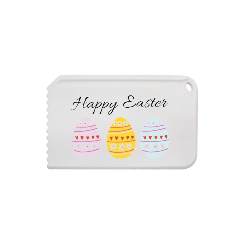 Azeeda 'Happy Easter' Plastic Ice Scraper (IC00041299)