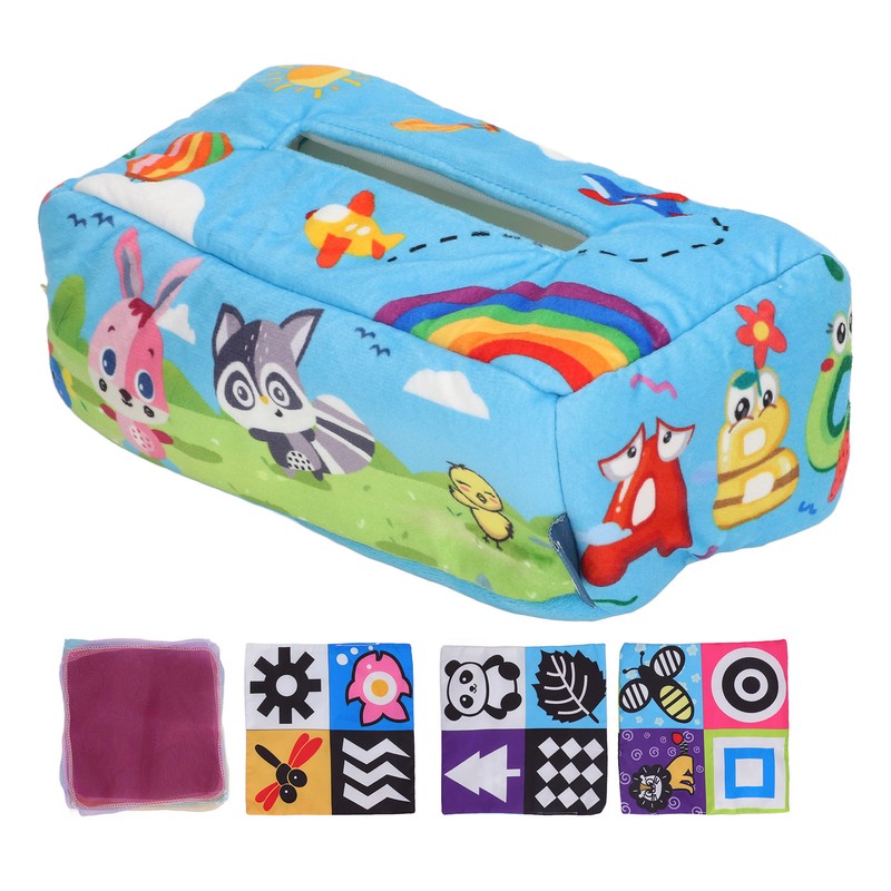 Tissue Paper Toy Wrinkle Learning Simulating Finger Exercises Soft Scarf