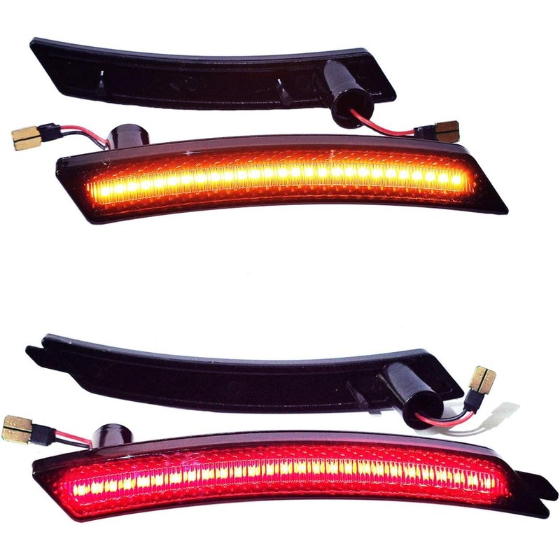 Yitoking 4 PCS LED Side Marker Lights Front and Rear