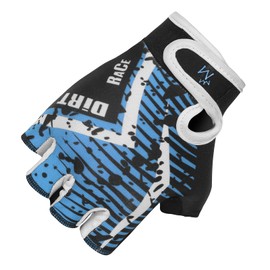 Cycling Gloves for Kids Half Finger Gloves for Children Bicycle Outdoor, Gym Gloves for Junior Toddler Boys Girls for Riding Biking Sports Gloves are Non-Slip, Youth Age 2-10 (Year 7-8, Blue)