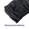 2 Pcs Wheelchair Tire Cover, Waterproof Wheel Covers, Black Wheel