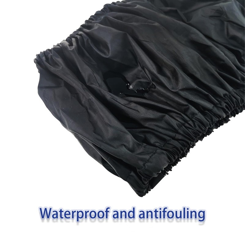 2 Pcs Wheelchair Tire Cover, Waterproof Wheel Covers, Black Wheel