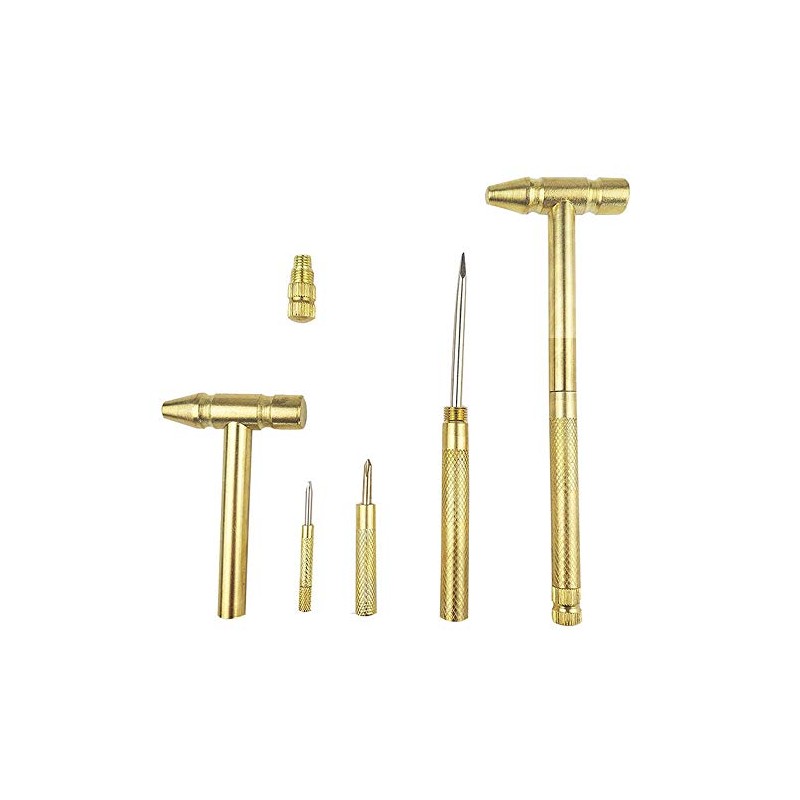 IKAAR 5 in1 Multi Mini Copper Hammer Multi-Function Screwdriver Small