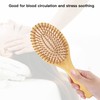 Hair Brush, Natural Bamboo Hair Brush, Air Cushion Comb, Rounded