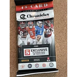 2021 Panini Chronicles Draft Picks Football Cello Value Fat Pack Sealed