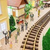 Wekuw Pack of 60 Mini Model Railway Figures, Small Figures,
