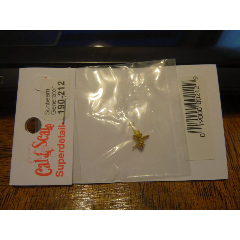 Cal-Scale HO #212 Sunbeam Generator (NEW) Brass (We Combne Shipping)