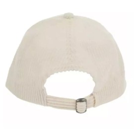 The Christmas Shoppe Adult Corduroy Mushroom Baseball Hat Cap One Size Adjustable White Fungi Cute