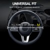 Leather Car Steering Wheel Cover, Non-Slip Car Wheel Cover Protector
