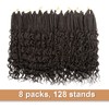 Goddess Box Braids Crochet Hair With Curly Ends 14 Inch