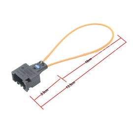 ShuoHui 2 x Car Light Guide Connector Bridge Plug Most Bus Fibre Optic Bridge for Retrofitting and Repair Work