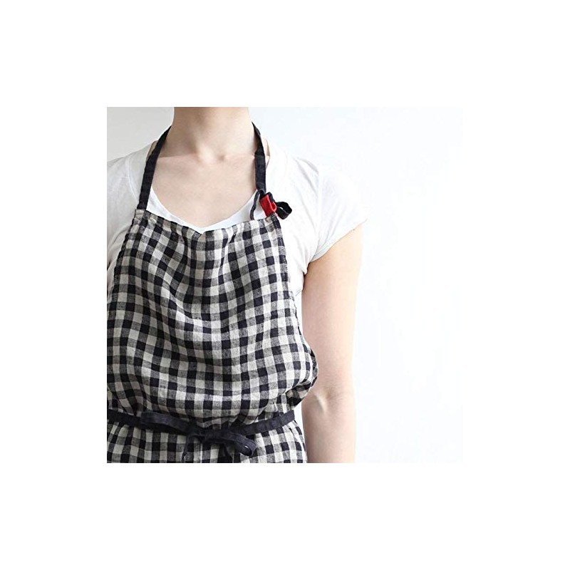 Lino e Lina Full Apron, Manon Leticia Noir/A691 Apron, Cute,