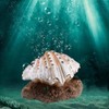 Pssopp Shell Pearl Bubbler Decor Aquarium Foldable Shell Fish Shrimp