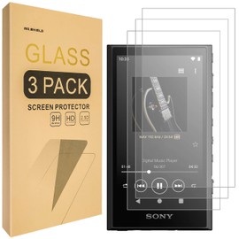 Mr.Shield Screen Protector compatible with Sony Walkman NW-A306 [Tempered Glass] [3-PACK] [Japan Glass with 9H Hardness]