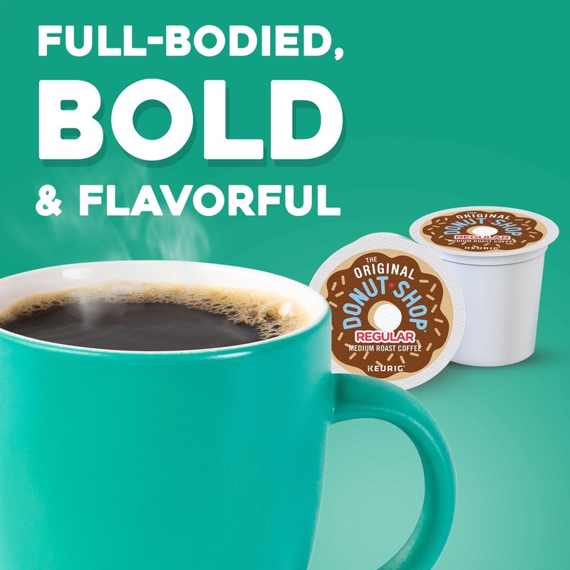 The Original Donut Shop Regular, Single-Serve Keurig K-Cup Pods, Medium