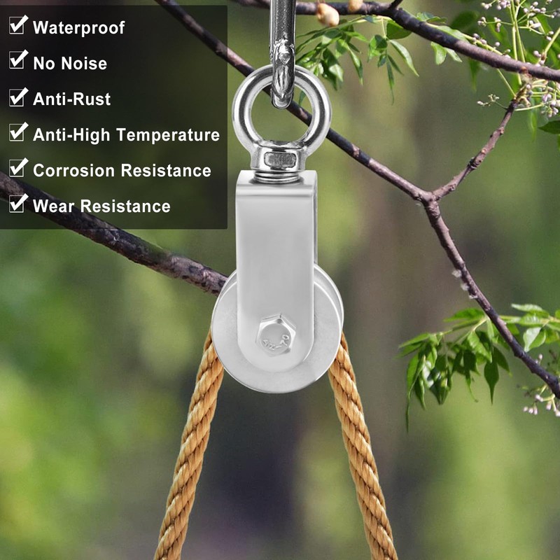 Twilight Garage 2 Pack 34 mm Pulley with Ball Bearing,