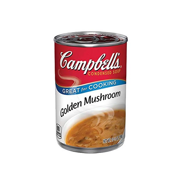 Campbell's, Condensed Golden Mushroom Soup, 10.75oz Can (Pack of 6)