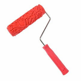 Nichiyo 7'' Texture Roller DIY Decorative Art Pattern Paint Roller Rubber Roller for Walls, Furnitures and Floors Decoration(EG092T)