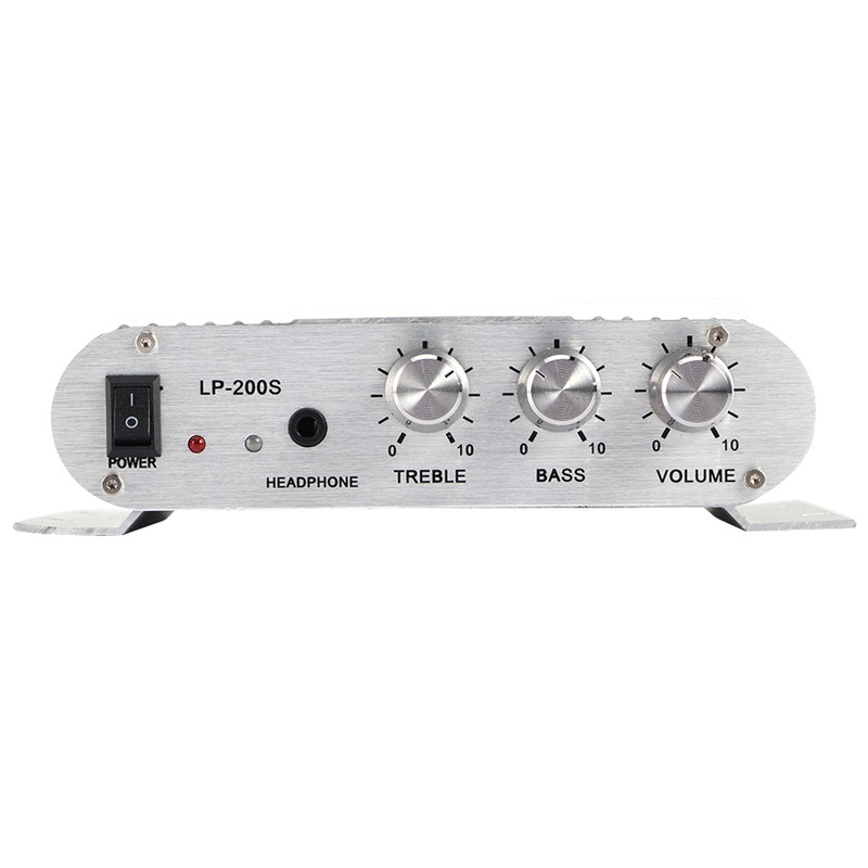12V Auto Car Amplifier Stereo Audio Amp Receiver 20Wx2 High