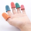 QLING 5 Pcs Blue Rubber Thimble Anti Slip Flexible Thimble