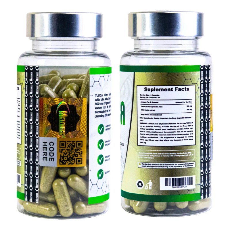 Tudca Desintoxicante Metforce 90 Cápsulas Wellness