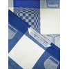 Ross Zwirn Half-Linen Tea Towel Cocktail Glasses Jacquard 50 x