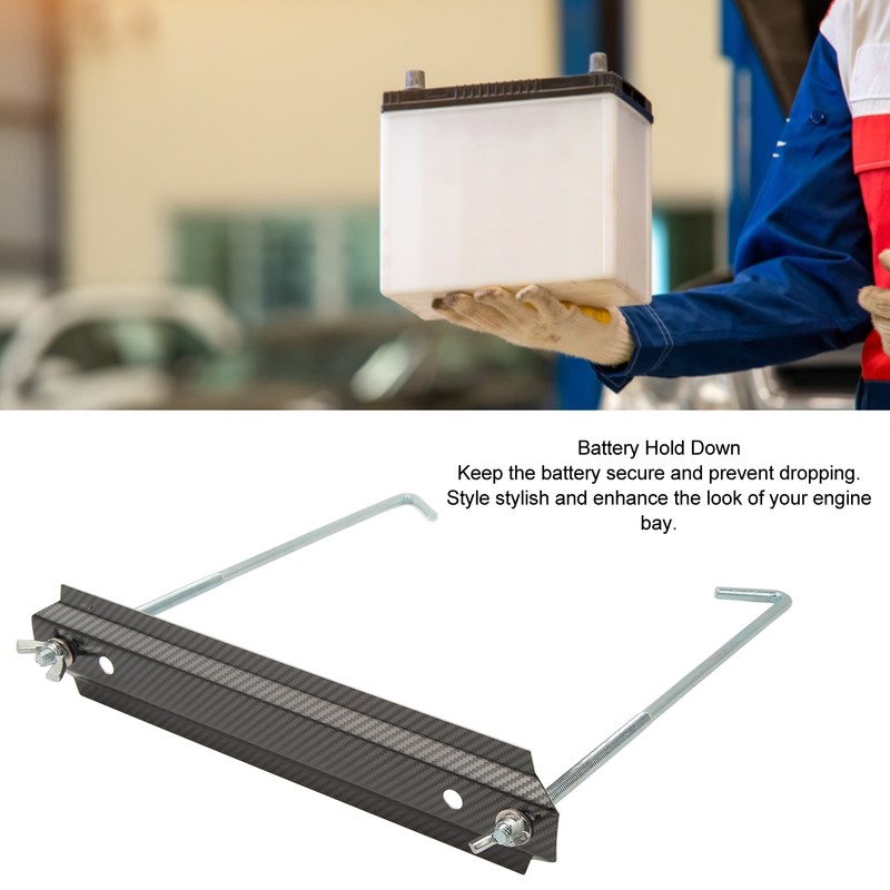 Battery Hold Down Kit Universal Stainless Steel Battery Crossbar with