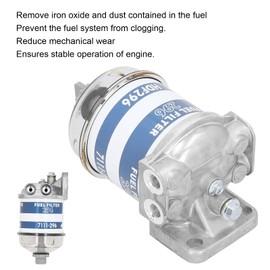 Conjunto de Filtro de Combustible 2656615 7111-296, Repuesto de Conjunto de Filtro de Combustible para Massey Ferguson 133 135 140 145 165 168 175 178