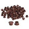 sourcing map 200Pcs Screw Hole Plugs, 10mm(3/8") Dia Plastic Snap