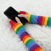 sourcing map Women's Arm Warmers Winter Knitted Cold Elbow Long