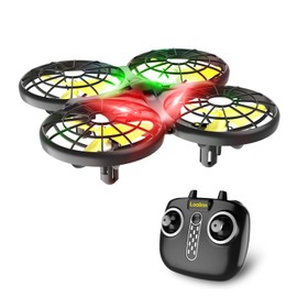 Loolinn Drone for Children - Mini Drone, RC Quadcopter with Anti-Collision Technology, 360° Flips, Hand Controlled Mode, 20 Minutes Flight Time
