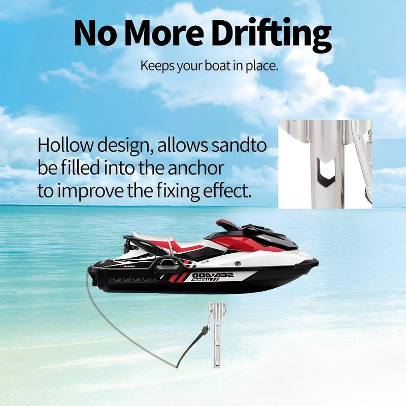 VPZMT Boat Anchor/Kayak Anchor/Jet Ski Anchor/Shallow Water Sand Anchor